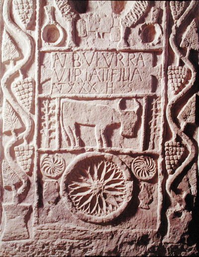 Stela of Buturra, daughter of Viriathus, Chief of the Spanish Lusitanians by Roman Roman